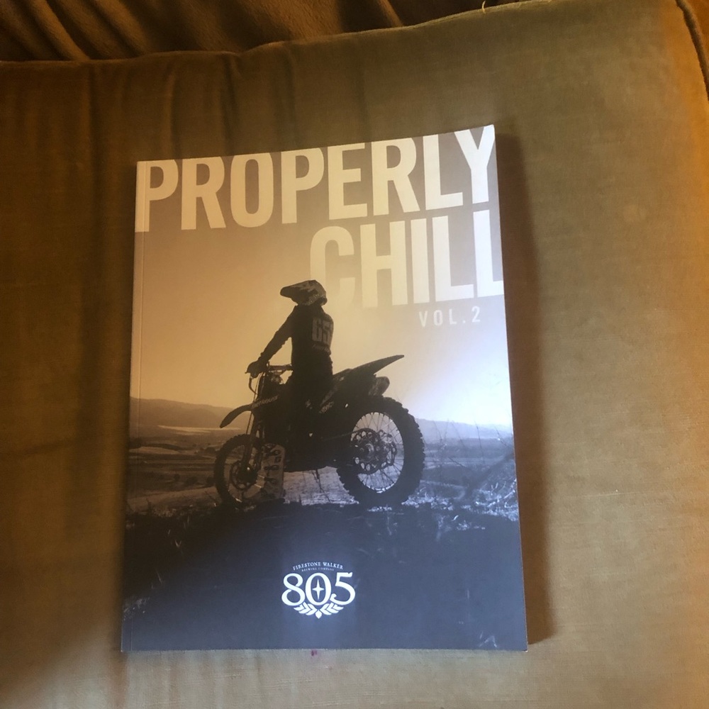 Firestone Walker 805 Beer Properly Chill Promotional Book-735 $30 or $25 w/offer